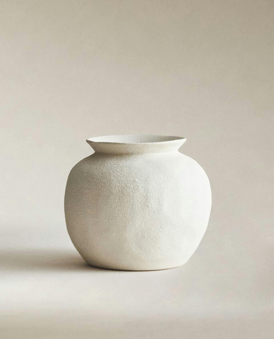 ROUGH EARTHENWARE VASE